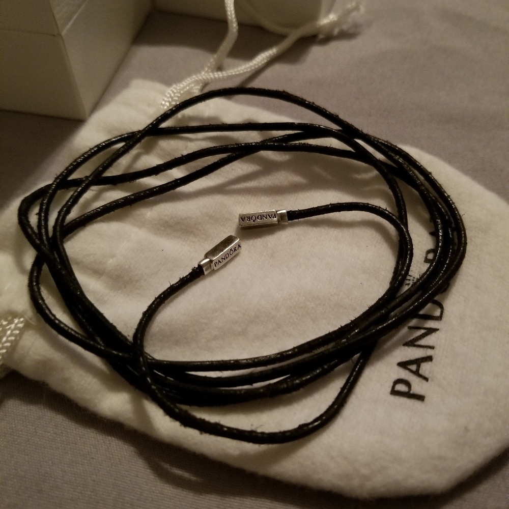Pandora leather bracelet